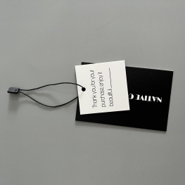 rope tags with paper tags