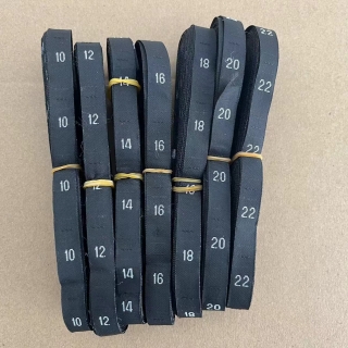black size labels