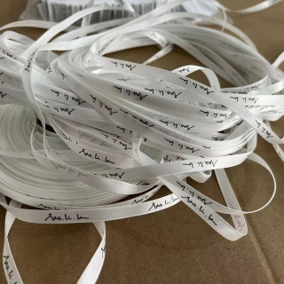 white ribbon printing la
