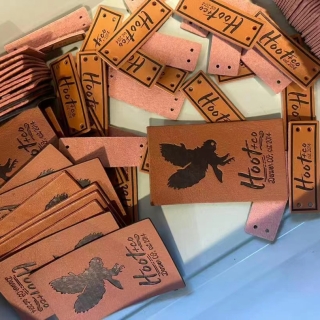 leather labels 