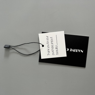 rope tags with paper tag